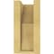 Ekena Millwork 4"W x 4"D x 8"H Wide Crestline Rough Cedar Woodgrain TimberThane Corbel, Primed Tan CORUR04X04X08CRERCPR - alternate 3